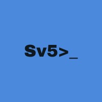 Sv5>_ logo, Sv5>_ contact details