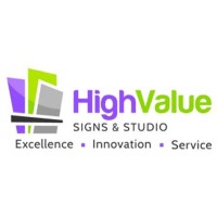 High Value Signs logo, High Value Signs contact details