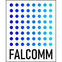 Falcomm logo, Falcomm contact details