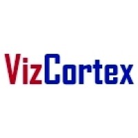 VizCortex logo, VizCortex contact details