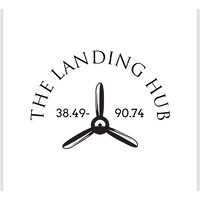 The Landing Hub logo, The Landing Hub contact details