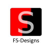 FS Designs logo, FS Designs contact details