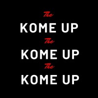 The Kome Up logo, The Kome Up contact details