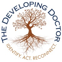 The Developing Doctor logo, The Developing Doctor contact details