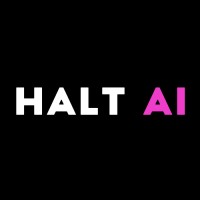 Halt AI logo, Halt AI contact details