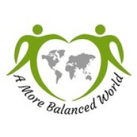 A More Balanced World logo, A More Balanced World contact details