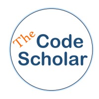 The Code Scholar logo, The Code Scholar contact details