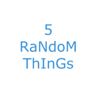 5 Random Things logo, 5 Random Things contact details