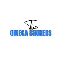 The Omega Brokers logo, The Omega Brokers contact details