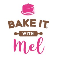 Bake it with Mel logo, Bake it with Mel contact details