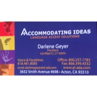 Accommodating Ideas logo, Accommodating Ideas contact details