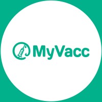 MyVacc logo, MyVacc contact details