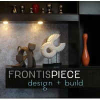 Frontispiece design + build logo, Frontispiece design + build contact details