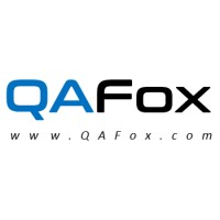 QAFox logo, QAFox contact details