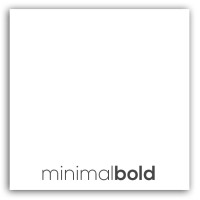 MinimalBold logo, MinimalBold contact details