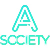 A Society logo, A Society contact details