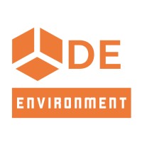 DE Environment logo, DE Environment contact details