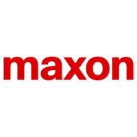 Maxon logo, Maxon contact details