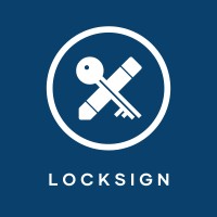 LockSign logo, LockSign contact details