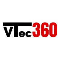 VTec360 logo, VTec360 contact details