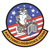 AnytimeLogbooks logo, AnytimeLogbooks contact details