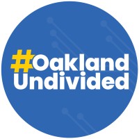 #OaklandUndivided logo, #OaklandUndivided contact details