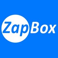 ZapBox logo, ZapBox contact details