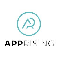 AppRising logo, AppRising contact details