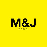 M&J World logo, M&J World contact details