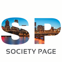 Society Page logo, Society Page contact details