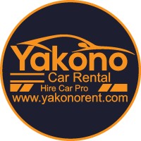 Yakono rent a car logo, Yakono rent a car contact details