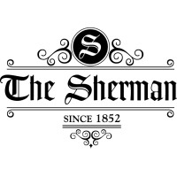 The Sherman logo, The Sherman contact details