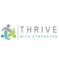 Thrive with Strengths logo, Thrive with Strengths contact details