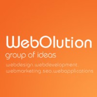 WebOlution logo, WebOlution contact details