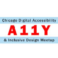 Chicago Digital Accessibility & Inclusive Design Meetup logo, Chicago Digital Accessibility & Inclusive Design Meetup contact details