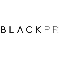 BLACK PR logo, BLACK PR contact details