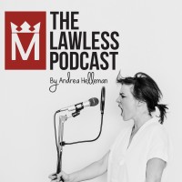 THE LAWLESS PODCAST logo, THE LAWLESS PODCAST contact details