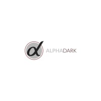 AlphaDark logo, AlphaDark contact details