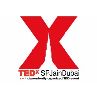 TEDxSPJainDubai logo, TEDxSPJainDubai contact details