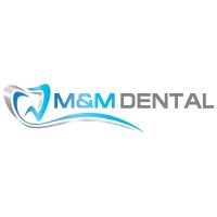 M & M Dental logo, M & M Dental contact details