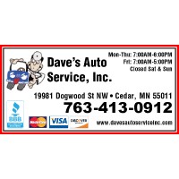 Daves Auto Service Inc logo, Daves Auto Service Inc contact details