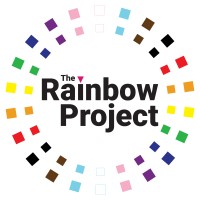 The Rainbow Project logo, The Rainbow Project contact details