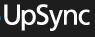 UpSync logo, UpSync contact details