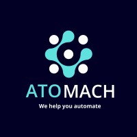 ATOMACH logo, ATOMACH contact details