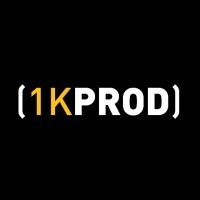 1K PROD logo, 1K PROD contact details