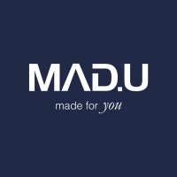 MAD.U logo, MAD.U contact details