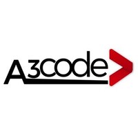 A3Code logo, A3Code contact details