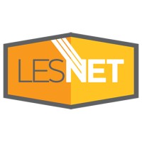 LES.NET logo, LES.NET contact details