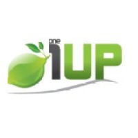 1UP logo, 1UP contact details