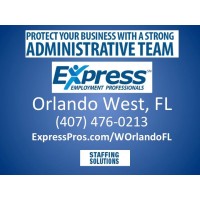 Express Employment Professionals – Orlando West, FL logo, Express Employment Professionals – Orlando West, FL contact details